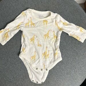 Pehr giraffe onesie